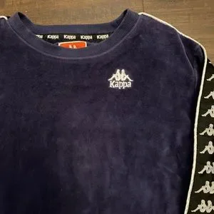 Kappa Shirts Modern Purple Kappa Velour Sleeve Logos